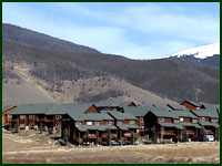 Condo
                        complex on slope, Colorado